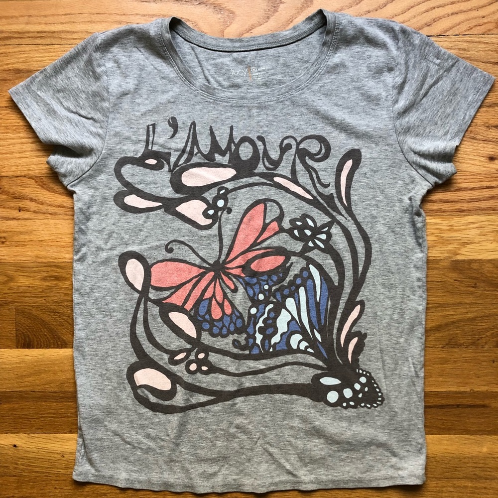 ♻️ Lucy Activewear Athletic Shirt Sleeve t shirt m